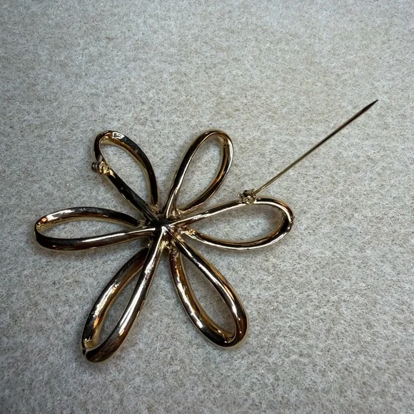Vintage Park Lane Floral Ribbon Brooch - Picture 4 of 4